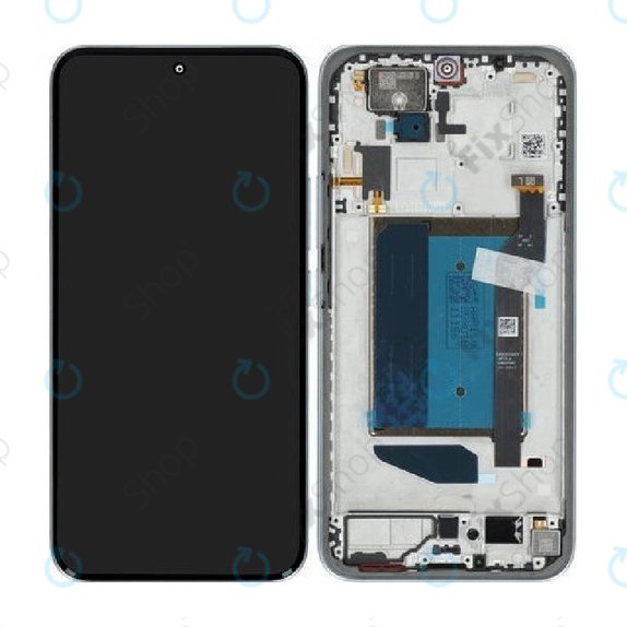 Écran pour Xiaomi Redmi Note 15 Pro+ 5G, Glacier Blue, Tactile avec cadre, 5600240P16U00, Genuine Service Pack