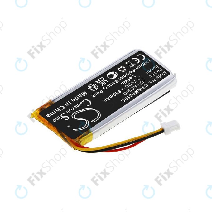 Batterie pour Razer Naga Pro, Basilisk Ultimate, 650mAh, Li-Pol, 3.7V, CP-RC30D, HQ