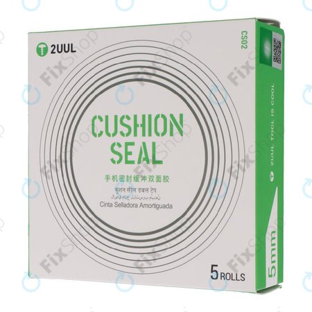 Ruban d’étanchéité en mousse pour cadre d’écran et vitre arrière, 2UUL CS02, (5mm, 5pcs)