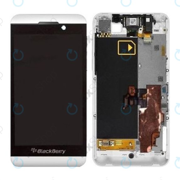 Blackberry Z10 - Ecran LCD + Ecran Tactile + Châssis 3G (White)