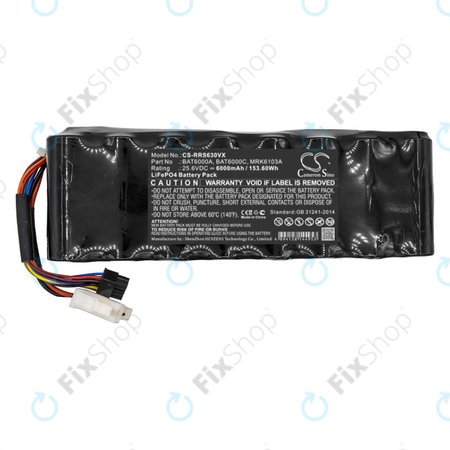 Batterie pour Robomow, Wolf Garten, Cub Cadet, 6000mAh, LiFePO4, 25.6V, MRK6103A, HQ