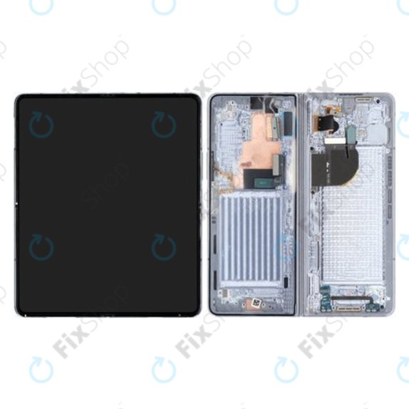 Samsung Galaxy Z Fold 5 F946B - Écran LCD + Ecran Tactile + Cadre (Icyblue) - GH82-31842C Genuine Service Pack