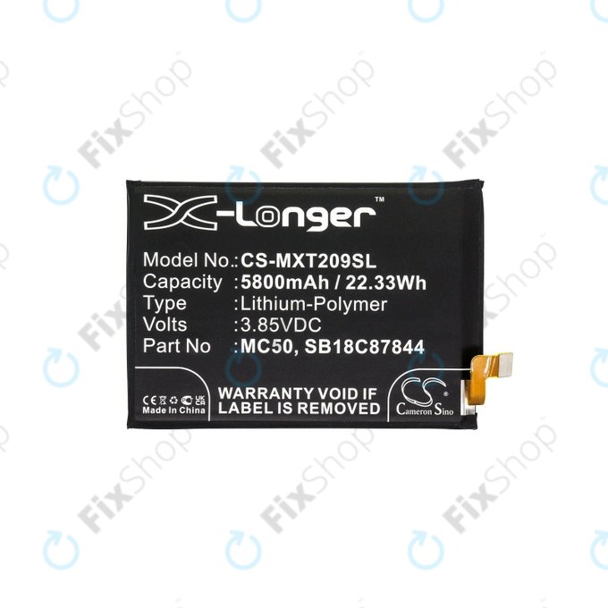 Motorola Moto G9 Power, G60 XT2135 - Batterie MC50 5800mAh HQ