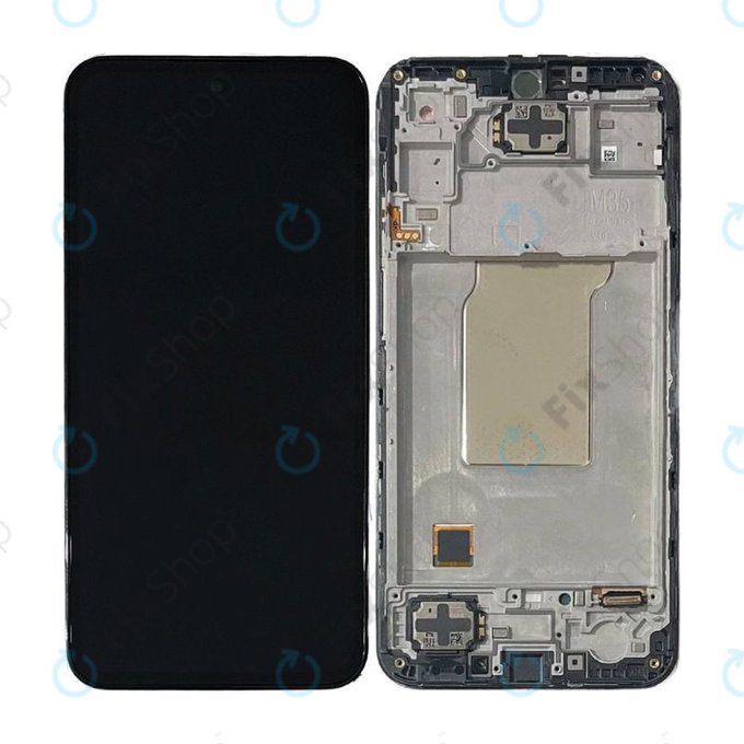 Samsung Galaxy M35 M356B - Écran LCD + Écran tactile + Cadre (Black) - GH82-35001A Genuine Service Pack