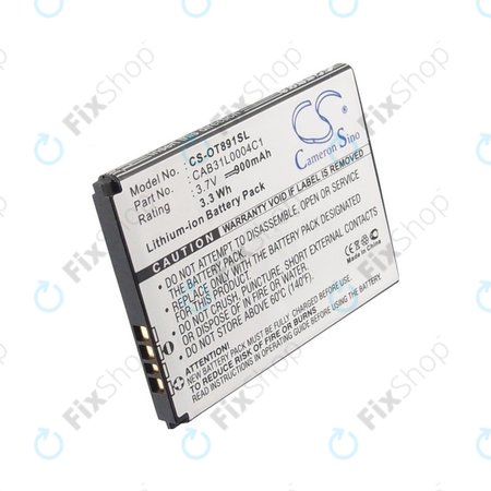 Batterie pour Alcatel One Touch, OT, TCL A, Vodafone, 900mAh, Li-ion, 3.7V, CAB31L0004C1, HQ