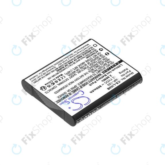Batterie pour Olympus MJU, Casio Exilim, Kodak PIXPRO, 800mAh, Li-Ion, 3.7V, NP-150, HQ