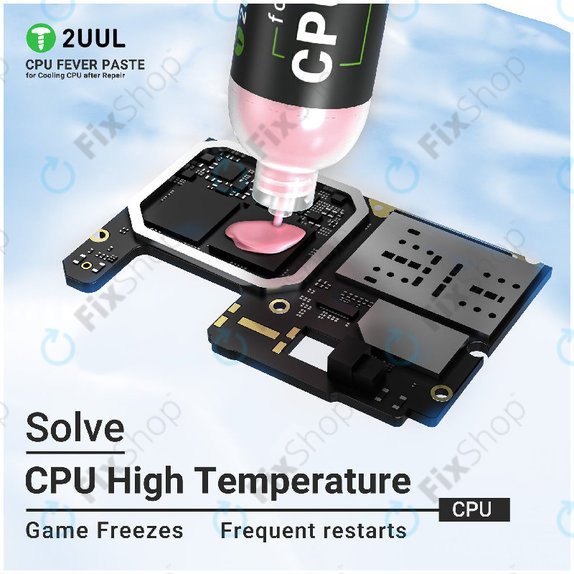Pâte thermique pour CPU, refroidissement, 2UUL SC10, 50g