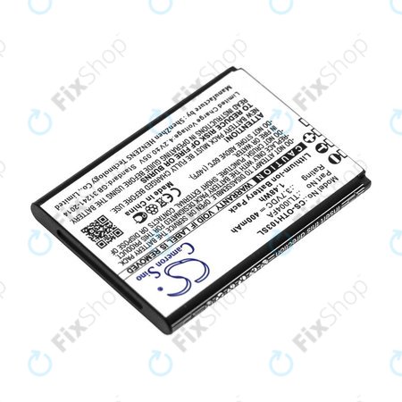 Batterie pour Alcatel OneTouch 1013, 1035D, 1046D, 400mAh, Li-Ion, 3.7V, TLi004FA, HQ