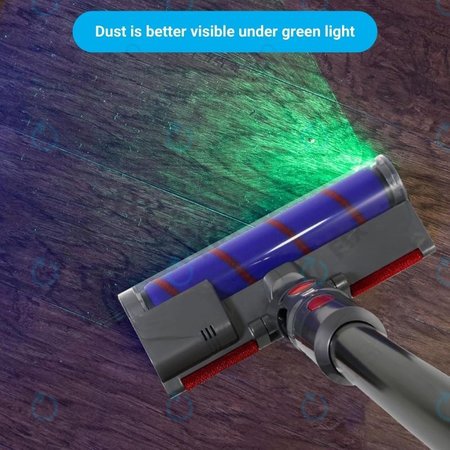 Dyson V-series, Outsize - Tete de sol avec lumiere verte LED