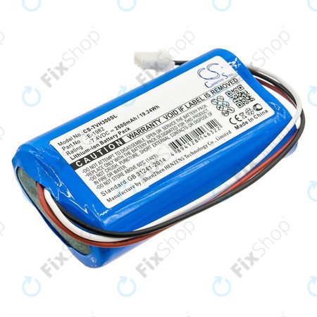 Batterie pour Televes H30FLEX, 2600mAh, Li-Ion, 7.4V, E-1982, HQ