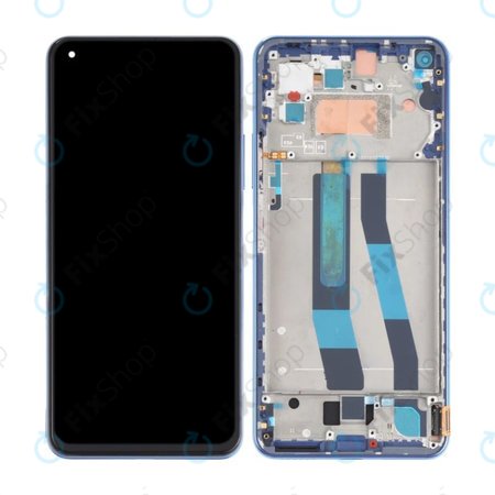 Xiaomi Mi 11 Lite 4G M2101K9AG - Écran LCD + Écran Tactile + Cadre (Bleu Bubblegum) TFT