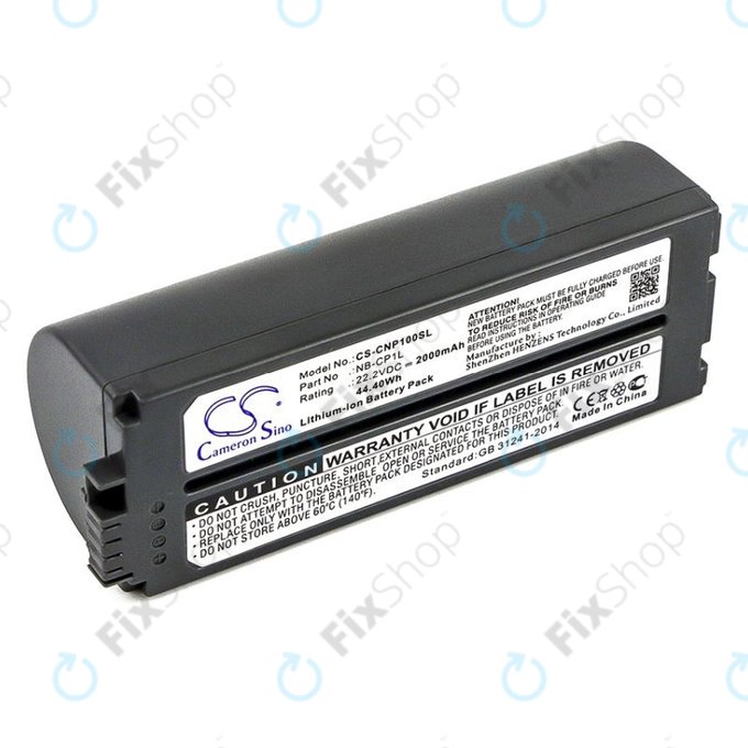 Batterie pour Canon Selphy CP, 2000mAh, Li-Ion, 22.2V, NB-CP1L, HQ