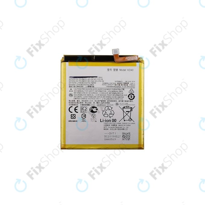 Motorola Moto G8 Plus - Batterie 4000mAh KD40 - SB18C52857 Genuine Service Pack