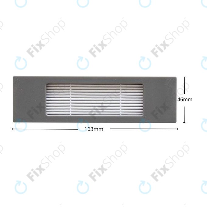 Filtre à poussière, 2 pièces pour Ecovacs Deebot N-series, T-series, Ozmo-series
