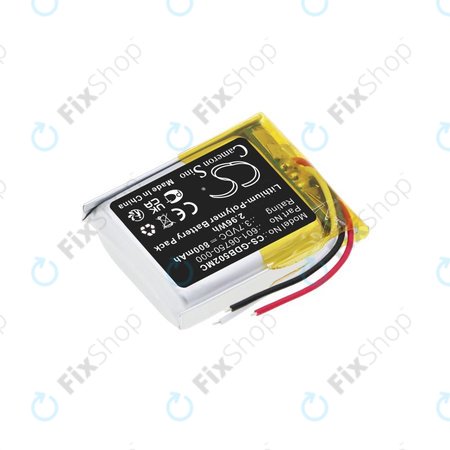 Batterie pour GoPro Hero 4 Session, Hero 5 Session, 800mAh, Li-Pol, 3.7V, 601-06750-000, HQ
