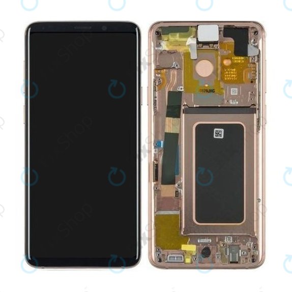 Samsung Galaxy S9 Plus G965F - Écran LCD + Écran Tactile + Cadre (Sunrise Gold) - GH97-21691E, GH97-21722E, GH97-21692E Genuine Service Pack