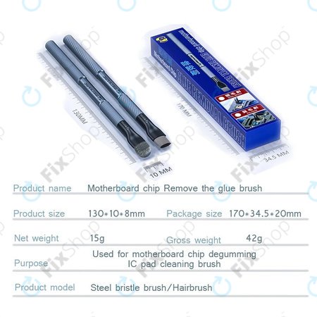 Mechanic - Brosse en acier pour PCB/BGA pour nettoyer les pads IC et enlever la colle