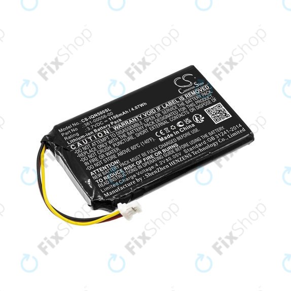 Garmin Drive 50 LM, 51LMT, 51LMT-S, DriveSmart 5 LMT, Nuvi 30, 50, 50LM, 52, 52LM, 52LMT, 55, 55LM, 55LMT - Batterie 361-00056-00, 361-00056-50 1100mAh HQ