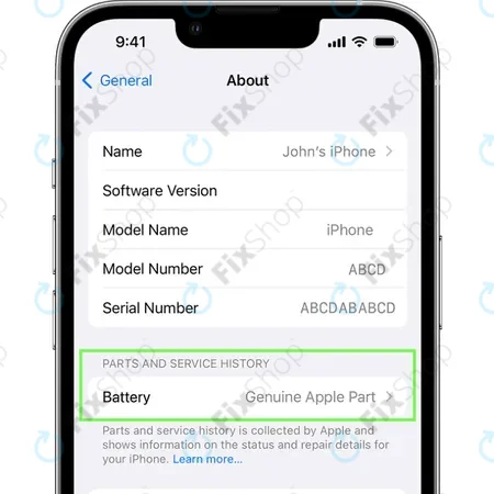 Baterije pour iPhone 13 | 661-21991 | 3227mAh | Genuine Apple