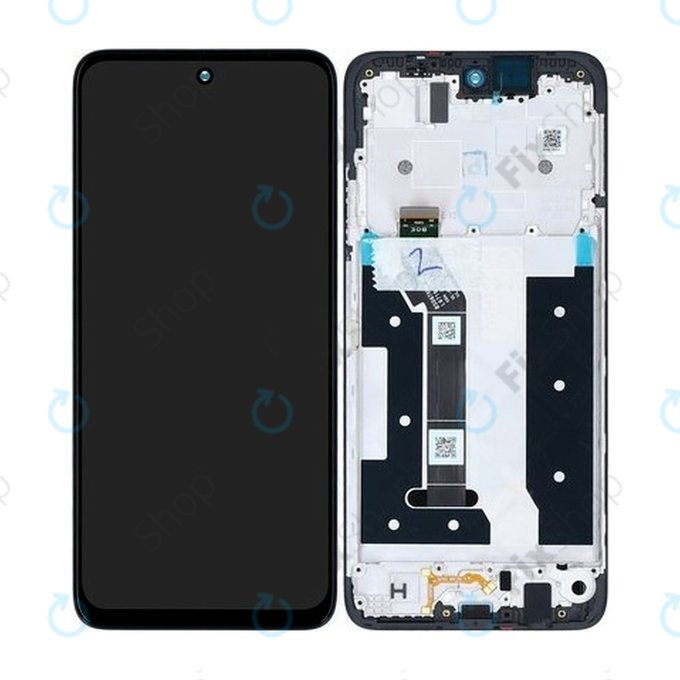 Motorola Moto G35 5G - Écran LCD + Ecran Tactile + Cadre (Black) - 5D68C28856 Genuine Service Pack