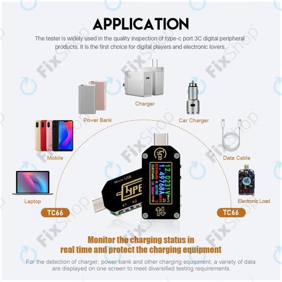 Joy-it JT-TC66C - Multimètre USB (USB-C)