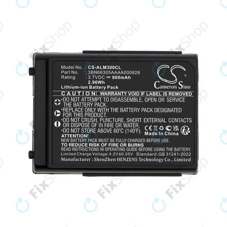 Batterie pour Alcatel Mobile 300, 400 Dect, Mobile Reflexes 300, 400, 800mAh, Li-Ion, 3.7V, 3BN66305AAAA000828, HQ