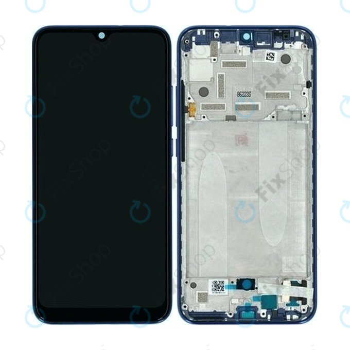 Xiaomi Mi A3 - Écran LCD + Écran Tactile + Cadre (Pas seulement Bleu) - 5610100380B6 Genuine Service Pack
