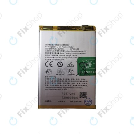 Realme 10 4G - Batterie BLP957 5000mAh
