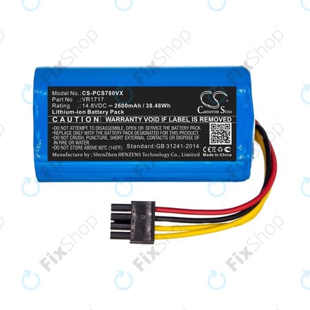 Proscenic Cocoa Smart 780T, 790T, Summer P1s, P2s - Batterie VR1717 Li-Ion 14.8V 2600mAh HQ