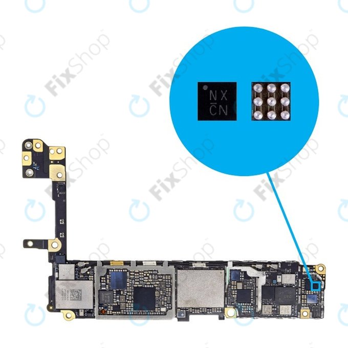 Apple iPhone 6S, 6S Plus - Circuit intégré de gestion des vibrations NX CN 9 broches