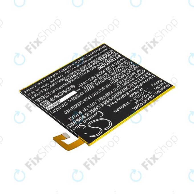 Batterie pour Lenovo Tab4 8, 4750mAh, Li-Pol, 3.85V, L16D1P34, HQ