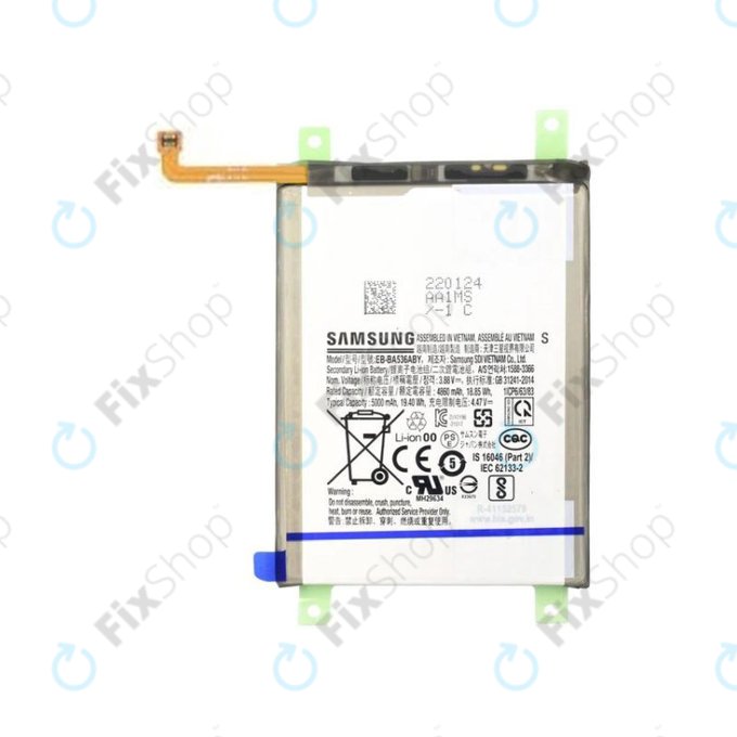 Samsung Galaxy A33 5G A336B - Batterie 5000mAh EB-BA536ABY - GH82-28146A Genuine Service Pack