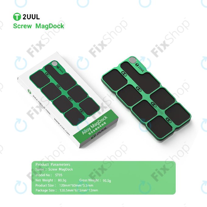 Tapis magnétique en alliage pour vis, 2UUL ST95