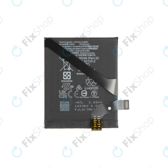Batterie pour Google Pixel 9 Pro Fold, Base GE59C, G949-00920-00, Genuine Service Pack