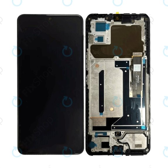 ZTE Axon 30 5G A2322, A2322G - Écran LCD + Ecran Tactile + Cadre (Black) OLED