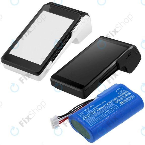 Batterie pour NEXGO N3, N5, 6700mAh, Li-Ion, 3.7V, GX02, HQ