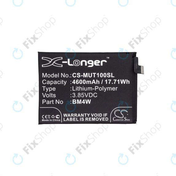 Xiaomi Mi 10T Lite 5G - Batterie BM4W 4600mAh HQ