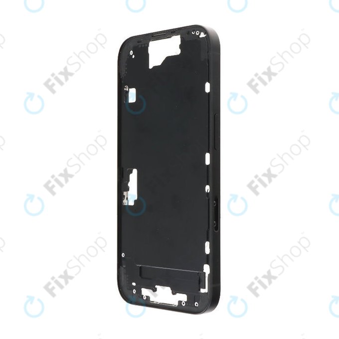 Apple iPhone 16 - Cadre central + Boutons d’alimentation + Volume (Black)