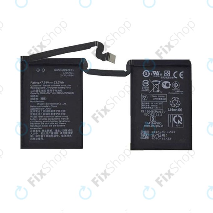 Asus ROG Phone 5, 5 Pro, 5s, 5s Pro, 5 Ultimate - Batterie C21P2001 6000mAh