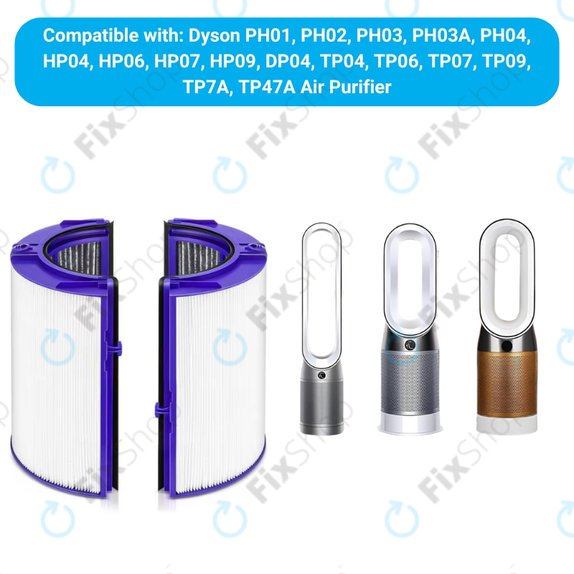 Dyson Purifier-series, Purifier humidifier-series - Filtre HEPA 2-en-1 (Charbon actif)