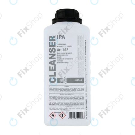 Cleanser IPA - 100% Alcool Isopropylique (1000ml)