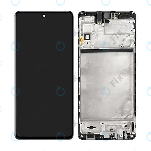 Samsung Galaxy M51 M515F - Écran LCD + Écran tactile + Cadre (Noir Céleste) OLED