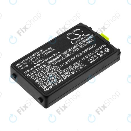 Batterie pour Symbol, Zebra MC3100, MC3190, 2500mAh, Li-Pol, 3.7V, BTRY-MC31KAB02, HQ