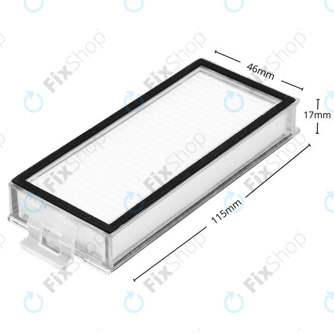 Filtre HEPA, 2 pièces pour Xiaomi Roborock Q-series