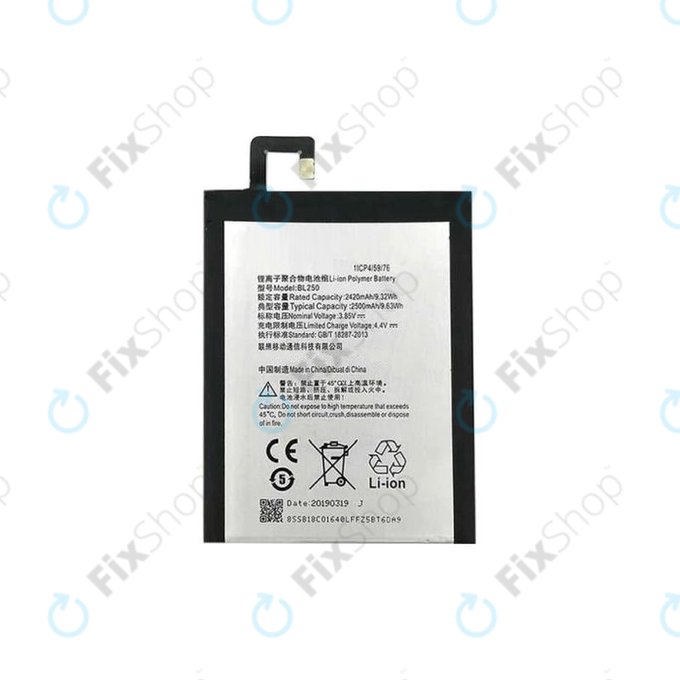 Lenovo VIBE S1 - Batterie BL250, 2420mAh - SB18C01640