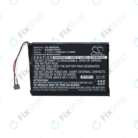 Garmin Nuvi 2639LMT, 2689LMT - Batterie KI22BI31DI4G1 1500mAh HQ