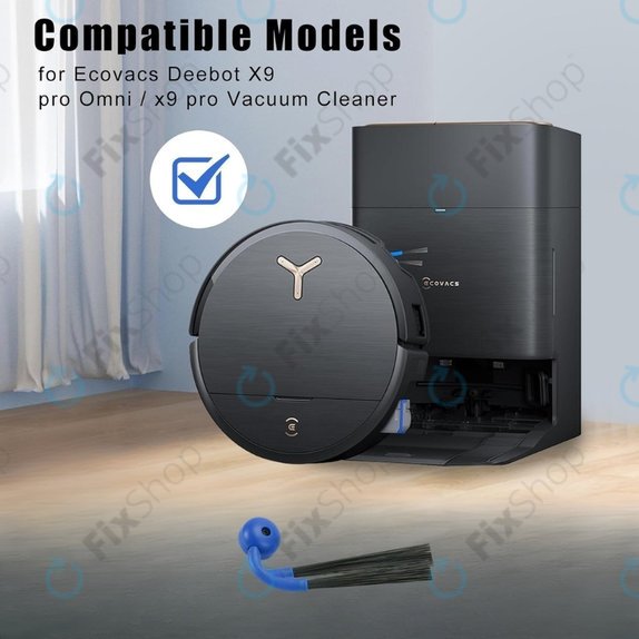 Brosse latérale, 2 pièces pour Ecovacs Deebot X9 Pro Omni, X9 Pro