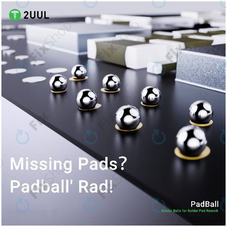 Billes d'étain pour réparation iPhone, 2UUL PB01