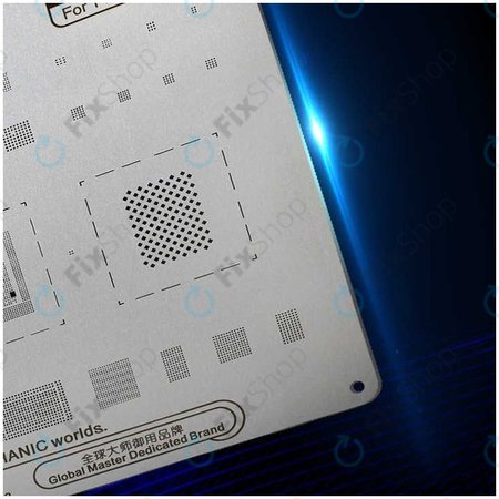 Mechanic iTin 25 - Pochoir en acier pour carte mère pour iPhone X