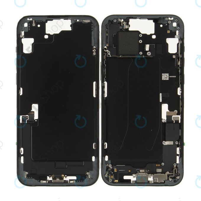 Cadre central avec batterie pour iPhone 15 Plus | Black | ZD076-00674 | Genuine Apple
